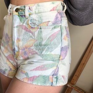 American Apparel jean shorts